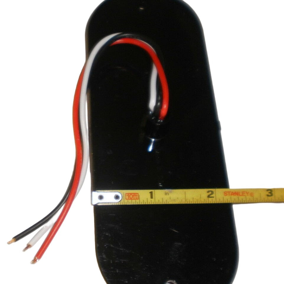 Two - Maxxima Low Profile AMBER LED 6" Oval Turn Tail Light Truck w/ Two Mounting Tape (M63350Y + M63350-TAPE-LOTOF2)