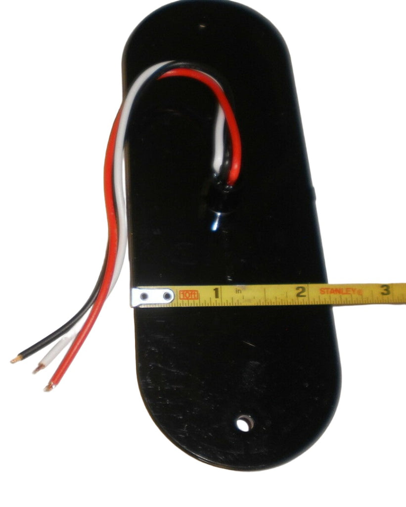 2-Maxxima Low Profile AMBER LED 6" Oval Turn Tail Light Truck w/ Mounting Tape (M63350Y + M63350-TAPE-LOTOF2)