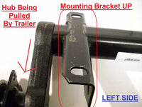 1750lb Dexter Torsion Half Axle Spindle - Driver Side (Left) 22° Down (1448735)