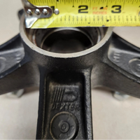 Idler Hub, 3500#, 5 x 5.5, WHITE, Dexter, 1/2" Stud, Cupped & Studded, Star Shaped (8-256-5)