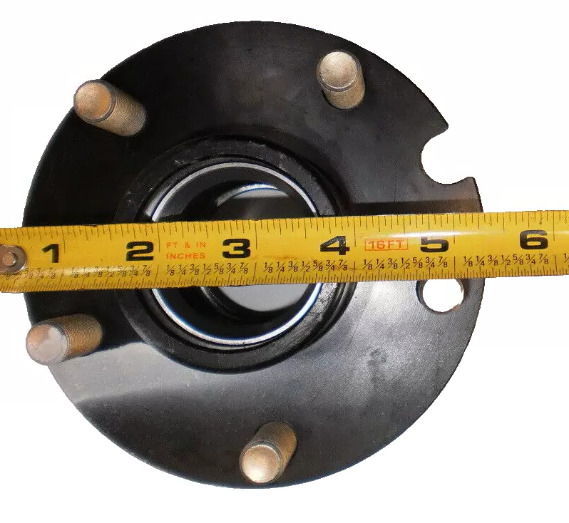 Reliable BT150A SHORT Trailer Axle Idler Hub W/Bearings Boat 5 lug Axel (BT150A-KIT)
