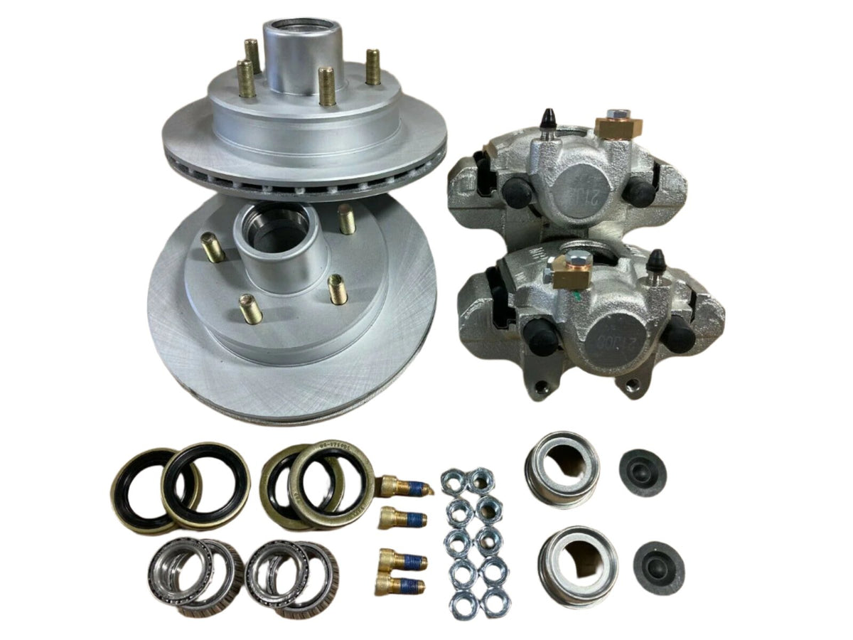 IN STORE PICK UP ONLY - (TWMTP3.5KDBK) 10" 3500# UFP 5 x 4.5 Hydraulic Disc Brake Trailer Axle Boat Replace DB35 17MM