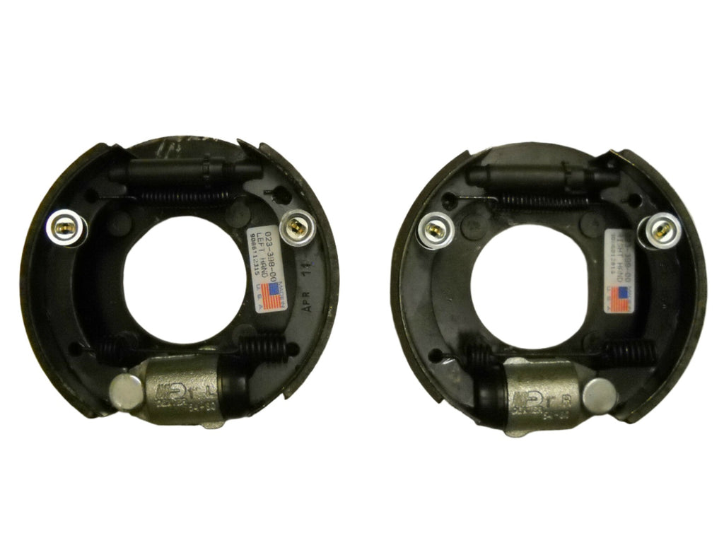 2- Complete Dexter Brakes 2000 -2200# 7" Hydraulic Backing Plates Trailer axle (023-3989-RL)