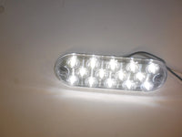 Two - Maxxima Low Profile White LED 6" Oval Reverse Backup Cargo Light (M63350-LOTOF2)