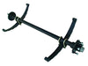 Lippert Trailer Axle 2000# Complete Idler Beam 64" Hub Face 1.75" Tube Straight Short Spindle with 20.25" Leaf Springs, U Bolts & 4 x 4 Hubs (2000-64-4LUG-2525)