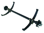 Lippert Trailer Axle 2000# Complete Idler Beam 64" Hub Face 1.75" Tube Straight Short Spindle with 20.25" Leaf Springs, U Bolts & 4 x 4 Hubs (2000-64-4LUG-2525)