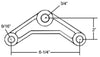 Greaseable Tandem Axle Trailer Suspension Rebuild Kit Wet 3/4 Center Bolt EQ 458 (SRK-TA-WB-BB-458-3125)