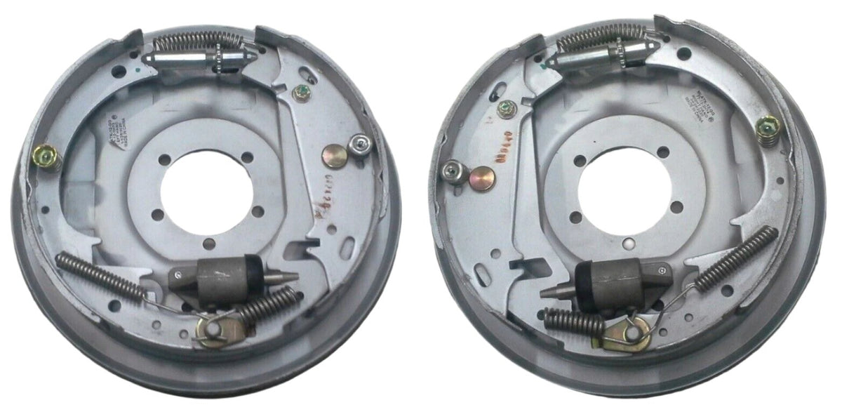 Pair, 12x2 Hydraulic brake, free backing, Dacromet Coated (77-12H-73+77-12H-74)