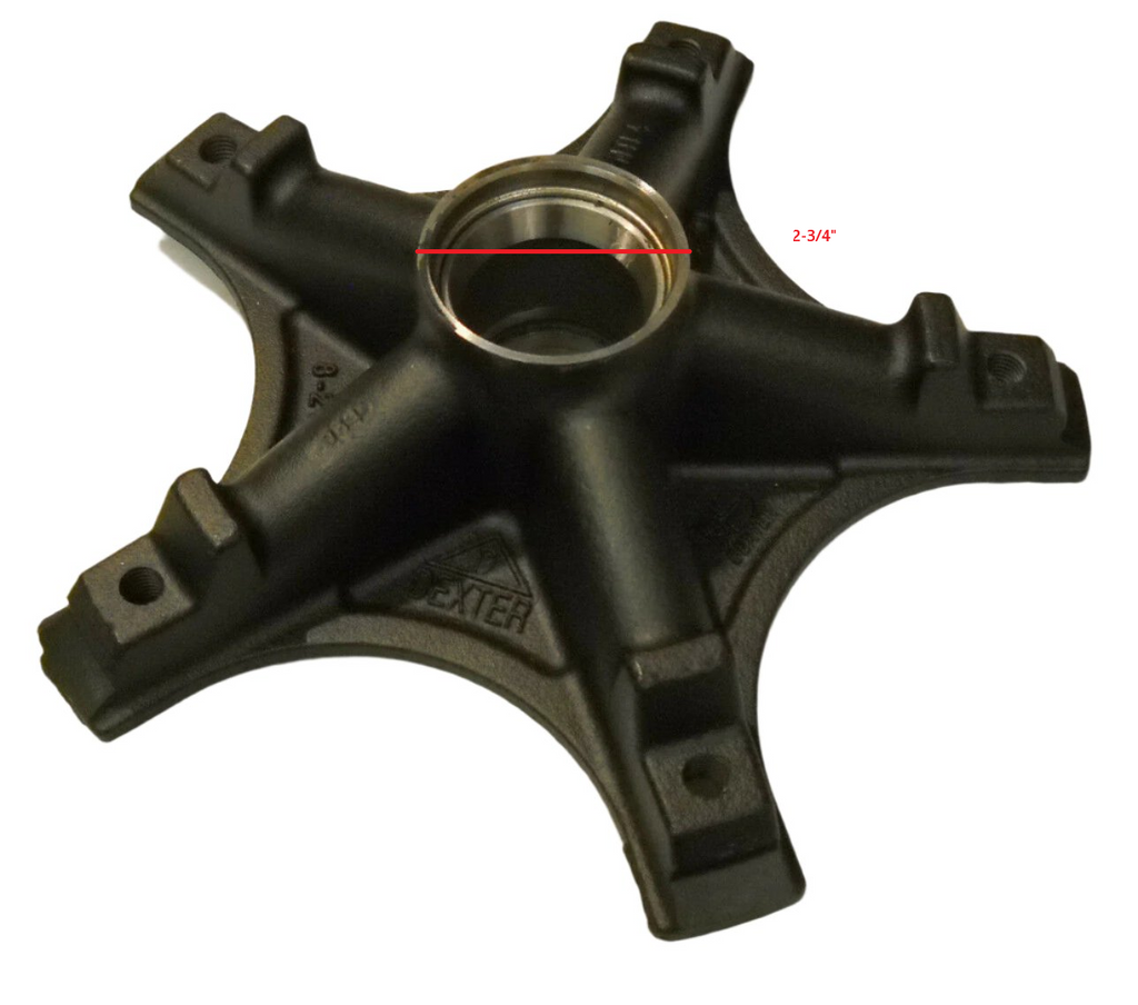 Dexter Spider Mobile Home Hub Demount-able UTG Industrial Spoke Trailer Axle (008-261-24-KIT)