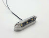 TecNiq White 4 LED Step Light Accent Boat Motorcycle Stainless Steel 45 Angle (D07-0W45-SS)