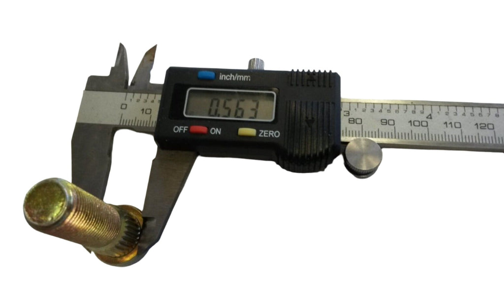 5 Drive In Wheel Studs 0.561" x 2" Long Fits Ranger UFP 1/2"-20 Threads Boat Trailer (33038U-5)