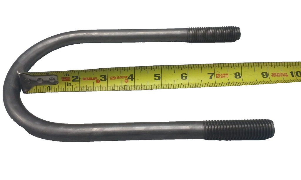 9000# Dexter Trailer U-Bolt Kit 8.5" x 4" Wide x 5/8" with Tie Plates and Nuts (UBK-9000-R)