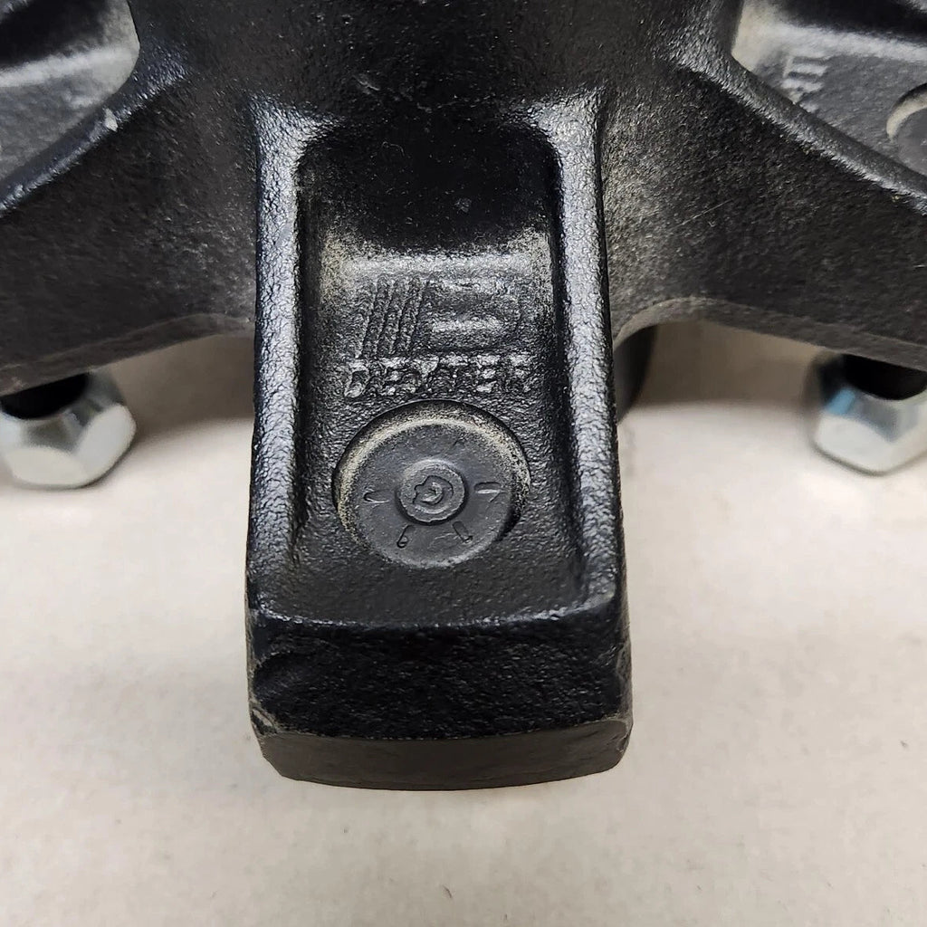 Idler Hub, 3500#, 5 x 5.5, WHITE, Dexter, 1/2" Stud, Cupped & Studded, Star Shaped (8-256-5)