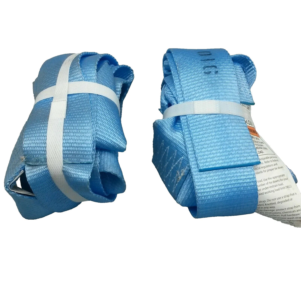 Two Straps - 2" Wide Kinedyne Wheel Nets for 14"-15" Wheels - 2,500 lb WLL Per Strap (910-LOTOF2)