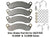 (K71-180-00-RP) 10k 12k Trailer Axle Disc Brake Pad KIT Set Fits Dexter K71-180-00 kit