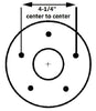 10"x 2.2" Trailer Axle brake hub drum 3500# Axel 5x4.5" Camper ALKO Fits Dexter with Seal, Lug Nuts, Dust Cap Only (94545-SEAL)