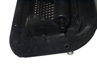 Two Way Vent with Black Plastic Trim Grommet Trailer Camper RV Horse Trailer (2WV-B + TR-1.5-B)