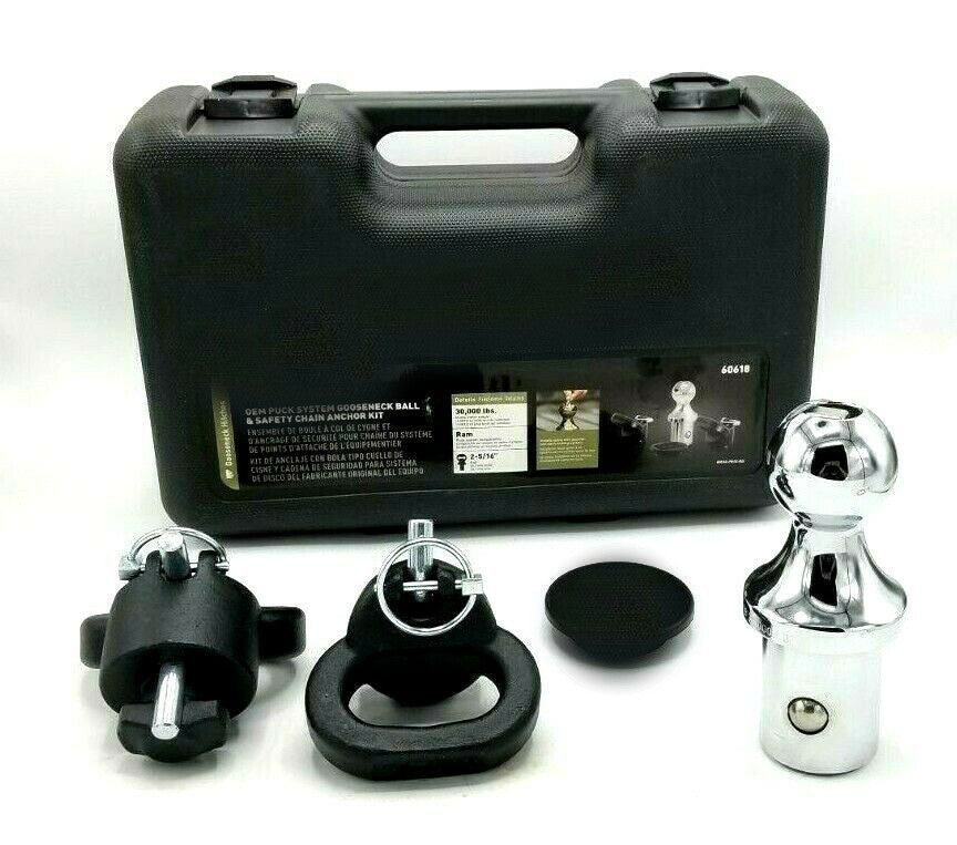 Gooseneck Ball DODGE RAM 2500 3500 Puck 2-5/16 Trailer Hitch & Anchor Kit 30k (C60618)
