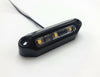 TecNiq White 4 LED Step Light Accent Boat Motorcycle Black Case 45 Angle (D07-0W45-BLK)