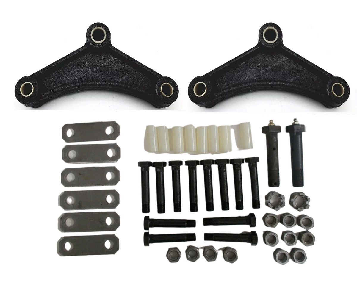 Tandem Axle Suspension Rebuild 3" Bolts 7.75" Equalizers 3.125" Shackle Trailer EQ-E34(SRK-TA-SB-E34-3125)