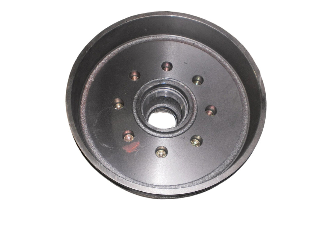 Left Side 8 Lug Drum + 12x 2 Brakes Trailer 8x6.5 6000 7000 Electric Shoes 9/16 (568183-IMP-L)