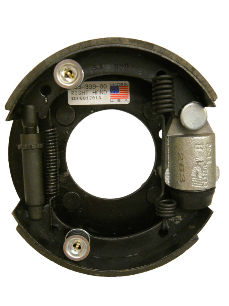 2- Complete Dexter Brakes 2000 -2200# 7" Hydraulic Backing Plates Trailer axle (023-3989-RL)