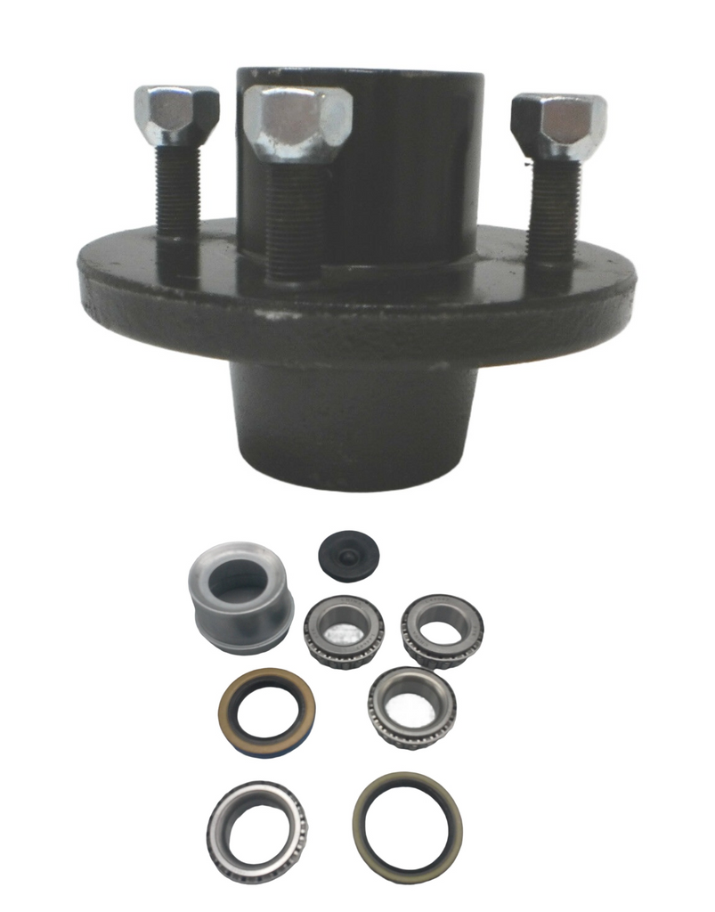 2000# 4 lug Idler Hub Trailer Axle Camper Dexter Axel 4 x 4" 2200 (88440-KIT)