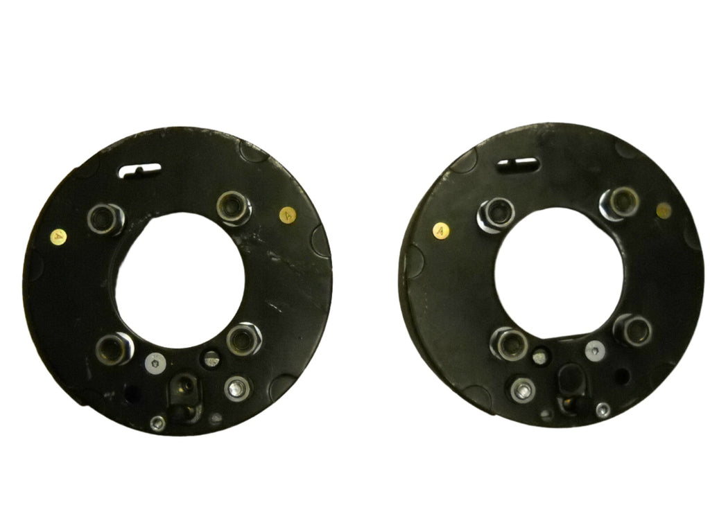 2- Complete Dexter Brakes 2000 -2200# 7" Hydraulic Backing Plates Trailer axle (023-3989-RL)