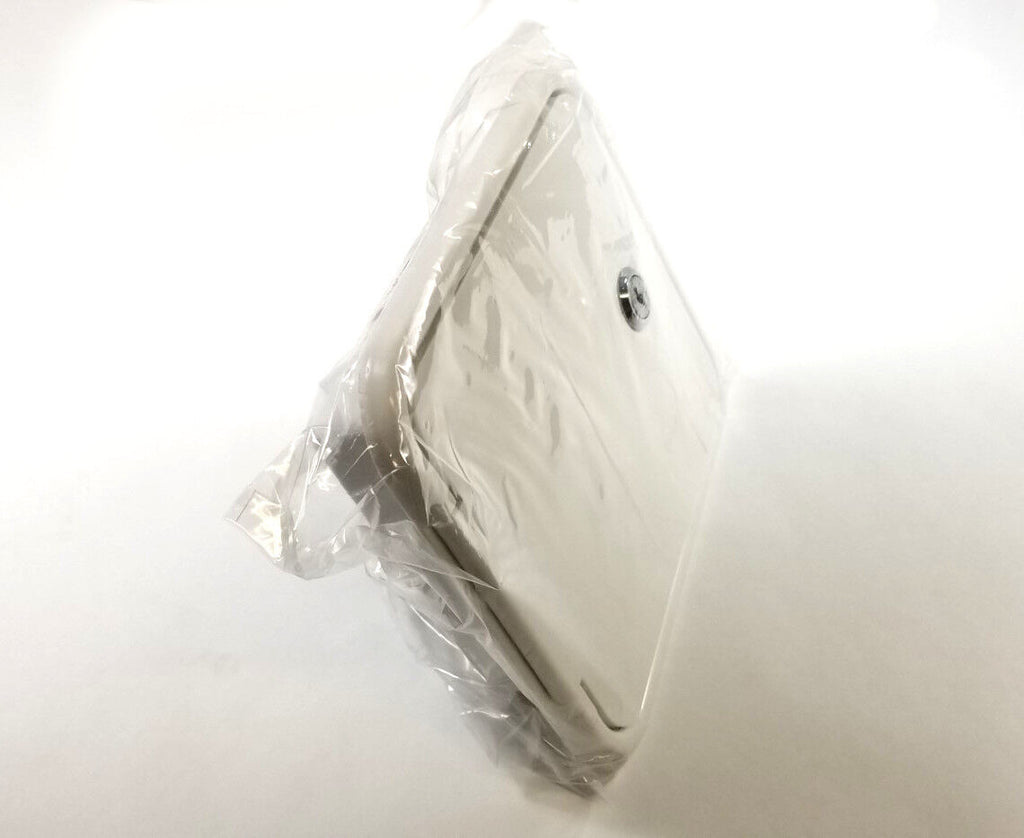 White Gravity Plastic City Water Tank Inlet Hatch Camper Trailer RV Lock Door (VAL2004BU)