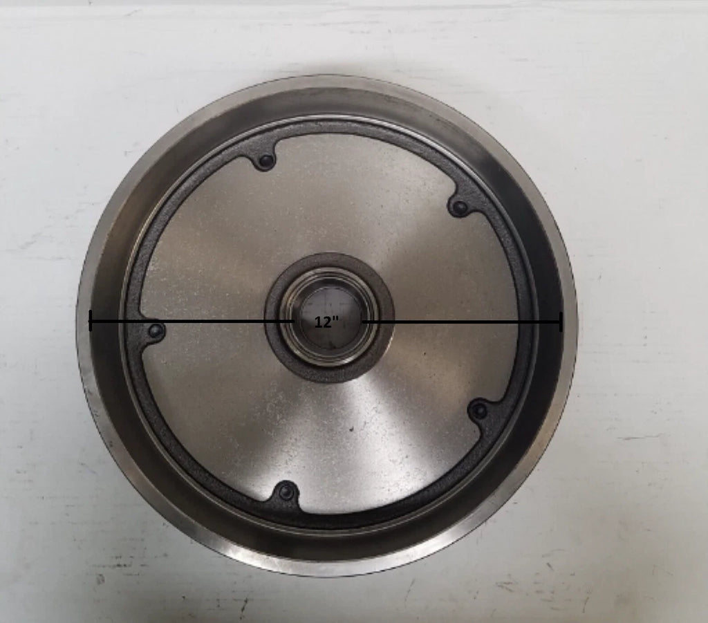 True Mobile Home Drum 12x2 w/Bolts & Wedges Demountable Replace Dexter 8-222-24 NO BEARINGS (MHD-122459-RCB)