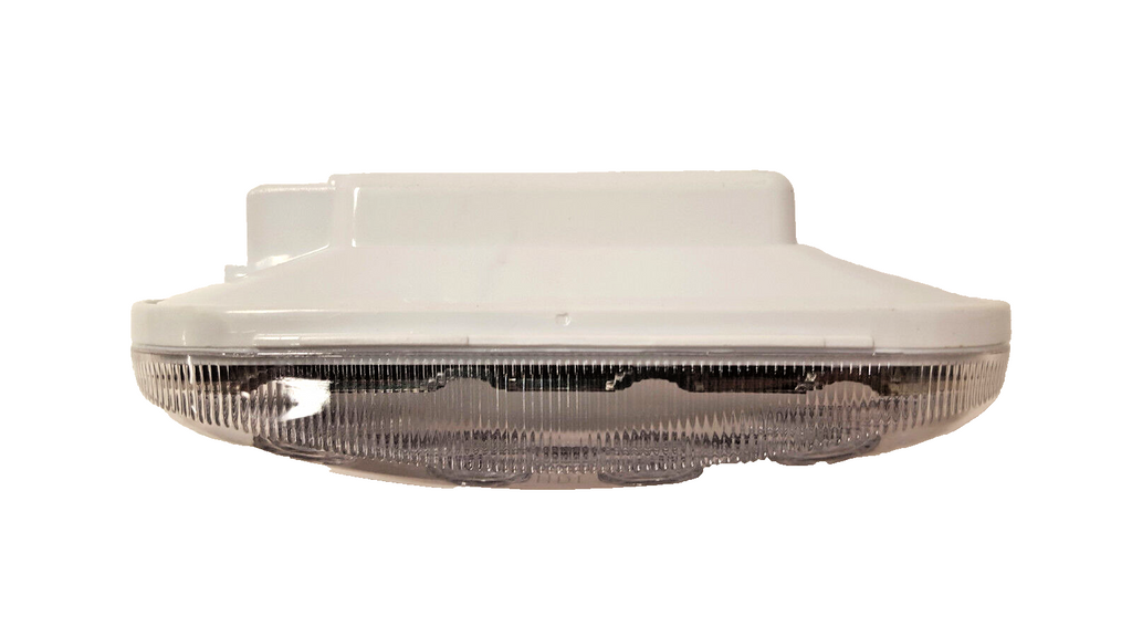 6" Oval Red Clear Lens LED 13 Diode Stop Turn Tail Light Trailer Camper Semi (HD60013RCSDM-KIT)