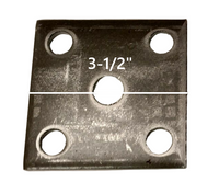 (4) Four 1-3/4" Round U-bolt kit 4 1/4" Long w/Nuts 2000 Trailer Axle Spring Axel (UBK-2000-R)