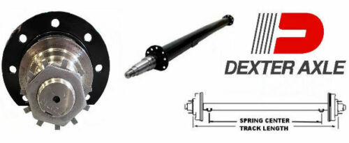Dexter Trailer Axle 10,000# General Duty Bare Beam 74" Hub Face 74.5" Track Width 5" Tube Straight New Style (After 09) D100G Uses 9-123 / 8-430 (10KGD-AF09-74-5)