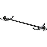 2,000 lb Trailer Axle Kit – 64" Hub Face – 5 on 4.5 Idler Hubs – 25.25" Leaf Springs (2000-64-5LUG-2525)