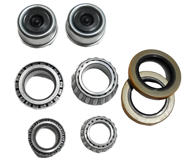 Pair 8x6.5 Idler Hubs with 7000# Bearing Kits Replace Trailer Idler Axle  (82865-KITX2)