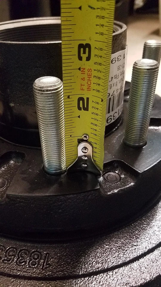 10k Short Lippert Hub/Drum Kit with Bearings, Seal, Lug Nuts, Seal, and Oil Cap (791399-KIT)