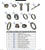 10k Short Lippert Hub/Drum Kit with Bearings, Seal, Lug Nuts, Seal, and Oil Cap (791399-KIT)