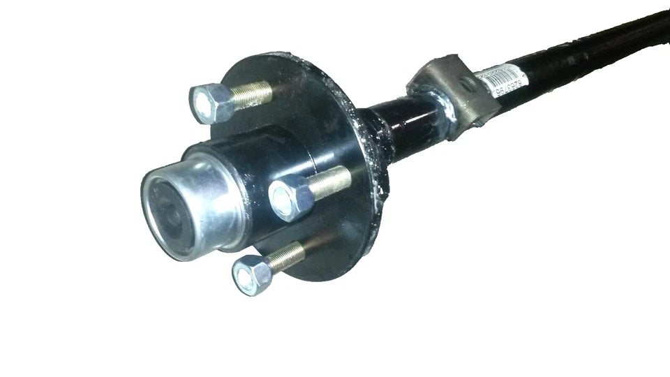 2000 lb Trailer Axle – 57" Hub Face – 5 x 4.5 Idler Hubs – Beam Kit (2000-57-5LUG)