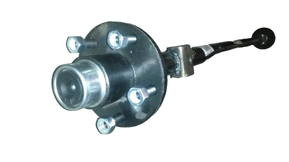 2000 lb Trailer Axle – 57" Hub Face – 5 x 4.5 Idler Hubs – Beam Kit (2000-57-5LUG)