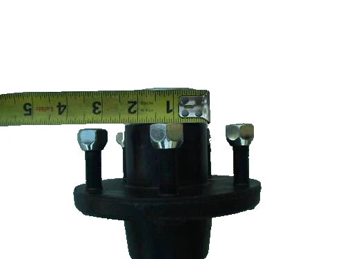 2,000 lb Trailer Axle Kit – 64" Hub Face – 5 on 4.5 Idler Hubs – 25.25" Leaf Springs (2000-64-5LUG-2525)