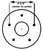 3500# Spindle End Kit with Flanged #84 Spindle 5x5 Hub Bolt Pattern (STUB-84FZ-550-H)