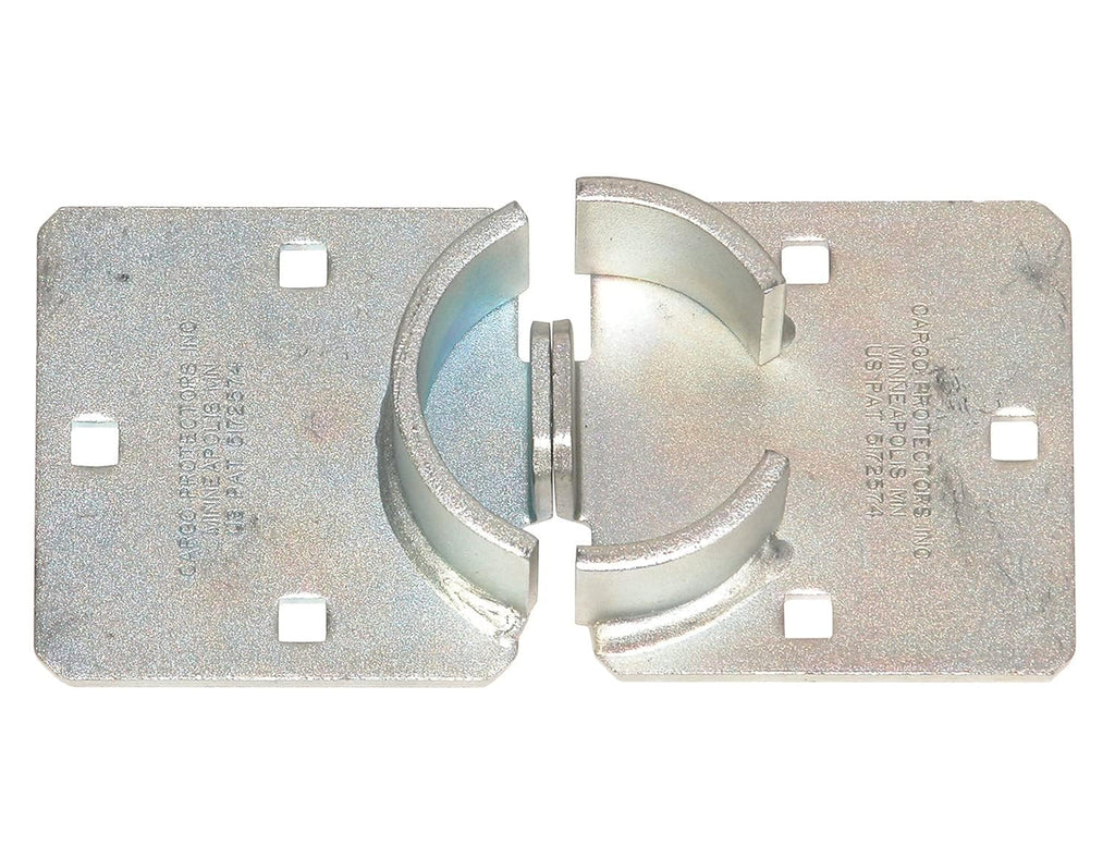 Zinc Plated Locking Bracket for Cam Bar Puck Lock Hasp - Truck / Van Door (SLH100)