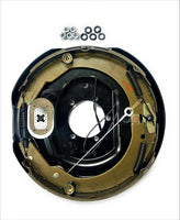 2 Pair of Trailer Backing Plate Brakes Electric 12" Self Adjust 7000 2 Left 2 Right (BK-12E-FSA-SETX2)