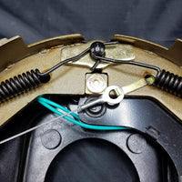 Right Trailer Backing Plate Brake Electric 10" Fits Dexter Nev-R-Adjust 3500 Self (BK-10E-02SA)