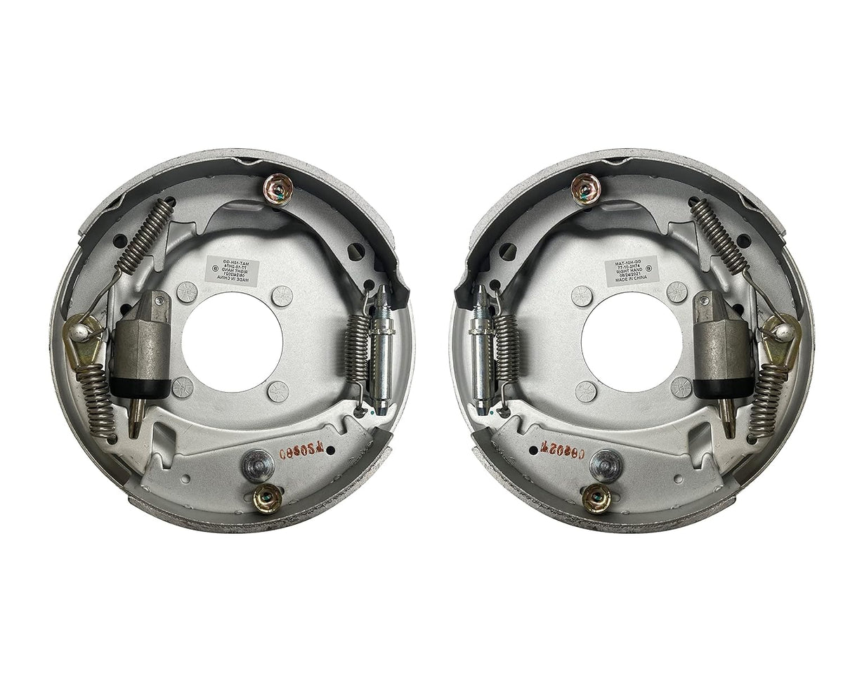 Pair – 10" Hydraulic Free Backing Brake Assemblies – Dacromet Coated – 3500 lb (AKFBBRK-35-PAIR-DACRO)