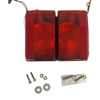 Pair Trailer Stop Turn Tail Lights – Jammy J-70 & J-70-L Box Style – Red Left & Right Set (J-70+J-70-L)