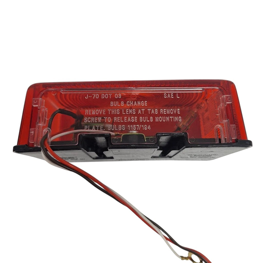 Pair Trailer Stop Turn Tail Lights – Jammy J-70 & J-70-L Box Style – Red Left & Right Set (J-70+J-70-L)