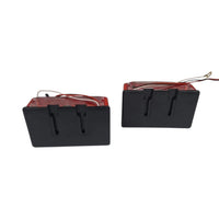 Pair Trailer Stop Turn Tail Lights – Jammy J-70 & J-70-L Box Style – Red Left & Right Set (J-70+J-70-L)