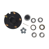 Reliable BT150A SHORT Trailer Axle Idler Hub W/Bearings Boat 5 lug Axel (BT150A-KIT)