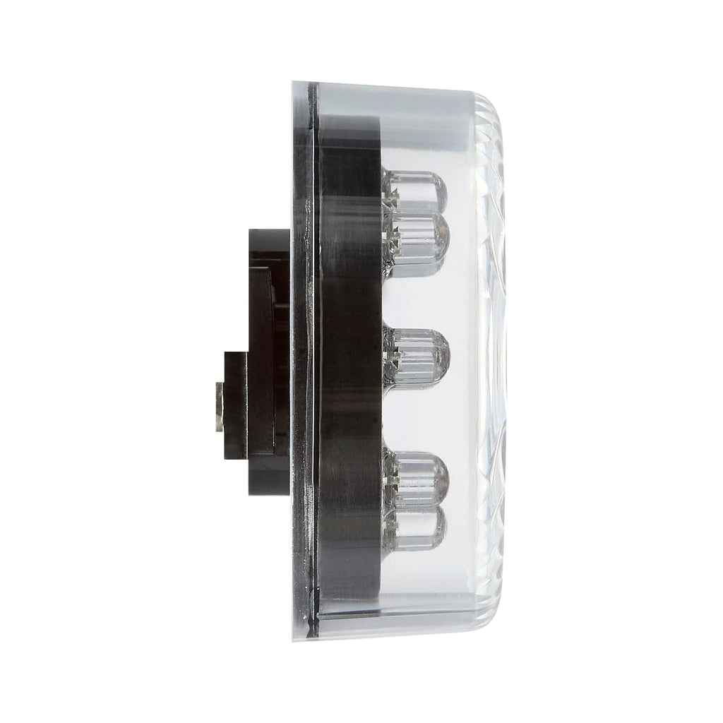Maxxima 2" Red Clear LED Marker Clearance Light Kit w/Plug & Grommet Trailer RV (M09100RCL-KIT)